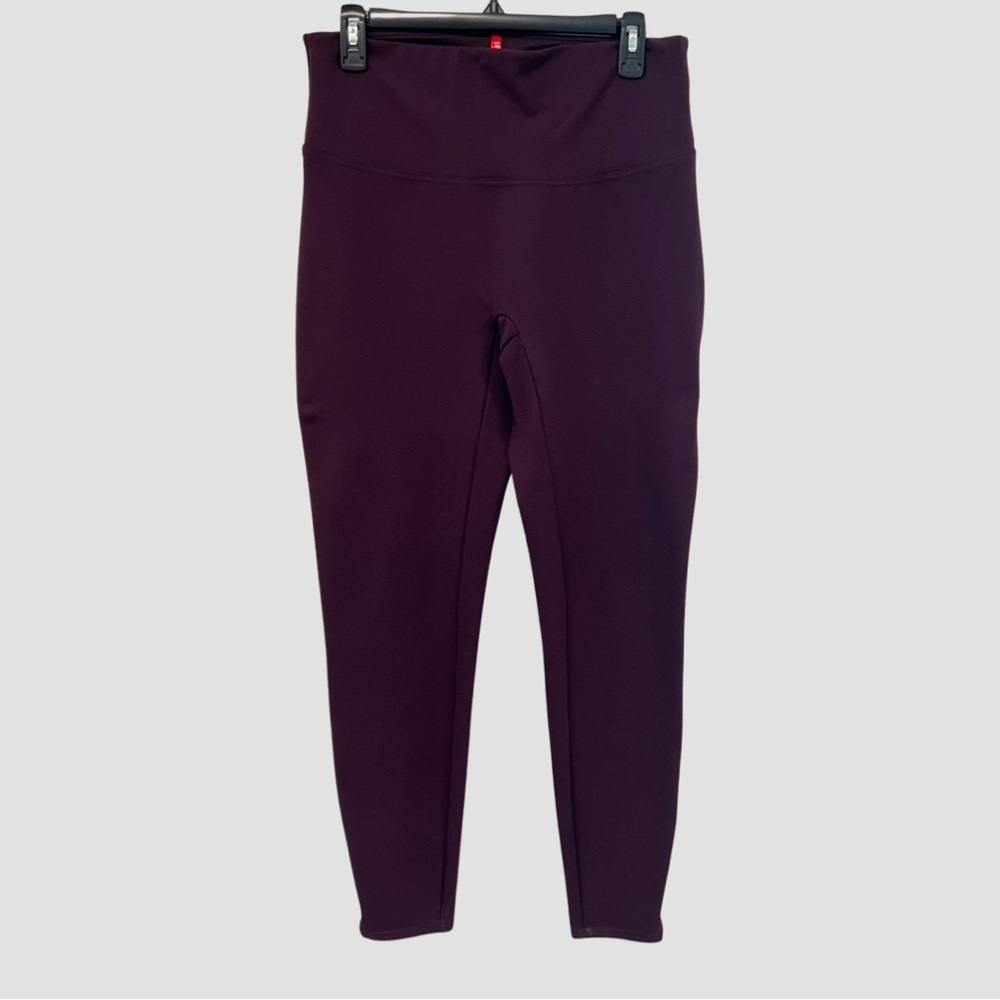 Spanx Purple Knit Skinny Legging Pants L